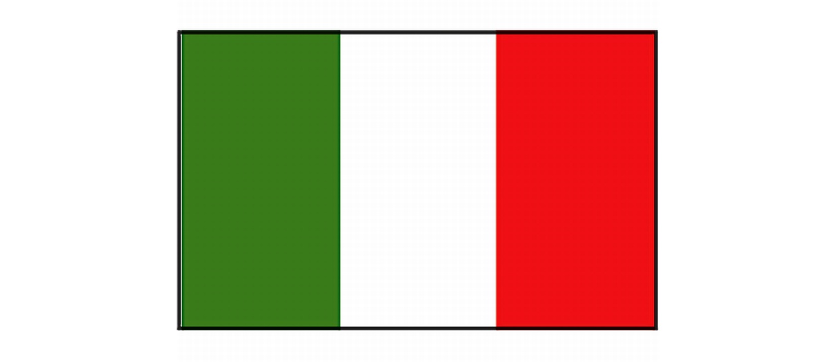 Italienische flagge 30x45