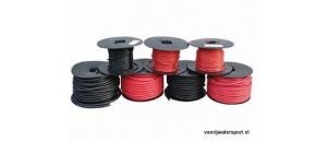 Montagedraad 6 mm² rood