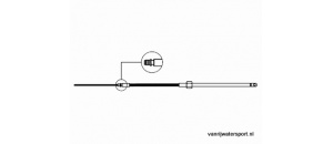 Stuurkabel - Monokabel  M58 voor Ultraflex T67, 3,4 meter