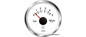 Oliedrukmeter 5 bar, wit VDO
