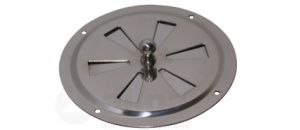 RVS 304 ventilatierooster rond 102 mm