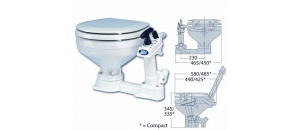 Jabsco zittingset standaard voor Twist en Lock