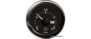 Vuilwatermeter zwart VDO