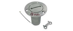 Dekvuldop FUEL 38  mm, RVS