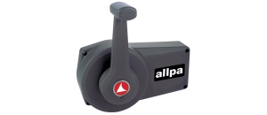 Motorbediening Allpa  A89 zwart + interlock
