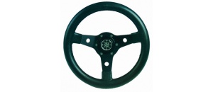 Stuurwiel 340 mm zwart, aluminium/vinyl