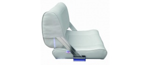 Stuurstoel Flip-Back seat wit vinyl
