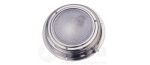 RVS LED-plafondlamp, opbouw, 12V/1,7W, LED 20x50