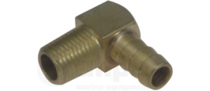 Slangtule haaks 1/4"NPT voor slang 10 mm