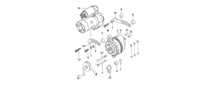 Startmotor Vetus M3.10 / M4.14