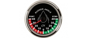 Roerstandmeter zwart/chroom CN 85 mm