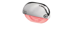 Hella Easy fit step lamp rood met rvs kap