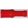 Draadklem rond 4 mm rood vrouwtje 6 stuks