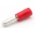 Draadklem rond 4 mm mannetje rood 6 stuks
