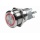 LED puls schakelaar, rood 12v (ON) OFF