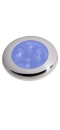 Hella Slim-Line Oriëntatieverlichting, blauw, LED, RVS gepolijste rand