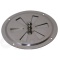 RVS 304 ventilatierooster rond 102 mm