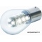 LED kogellamp BA15D 15 SMD warm wit