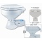Jabsco Quiet Flush elektrisch toilet 24V compacte pot met magneetklep