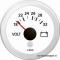 VDO voltmeter 24V wit