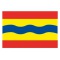 Provincievlaggen overijssel 20 x 30 cm