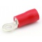 Draadklem ring 8 mm rood 6 stuks