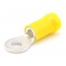 Draadklem ring 6 mm geel 4 stuks